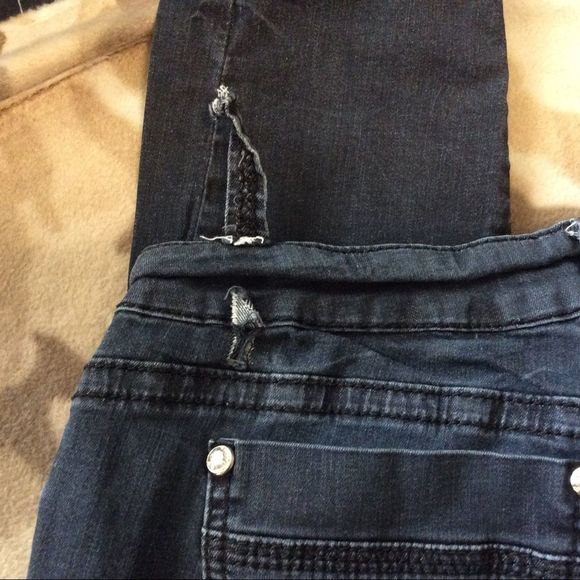 La Idol   block skinny jeans with bling - Picture 2 of 7